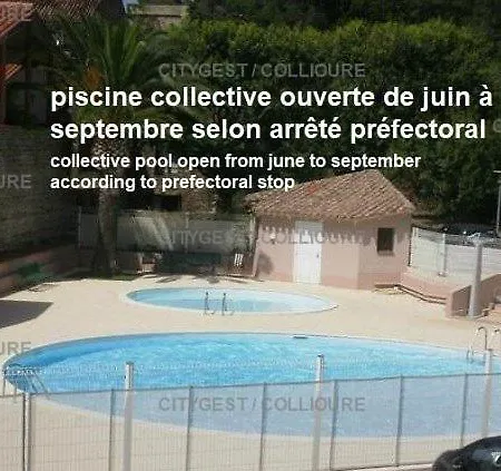 4pa72 - Magnifique Pour 4 Dans Résidence Avec Piscine Et Parking Collioure